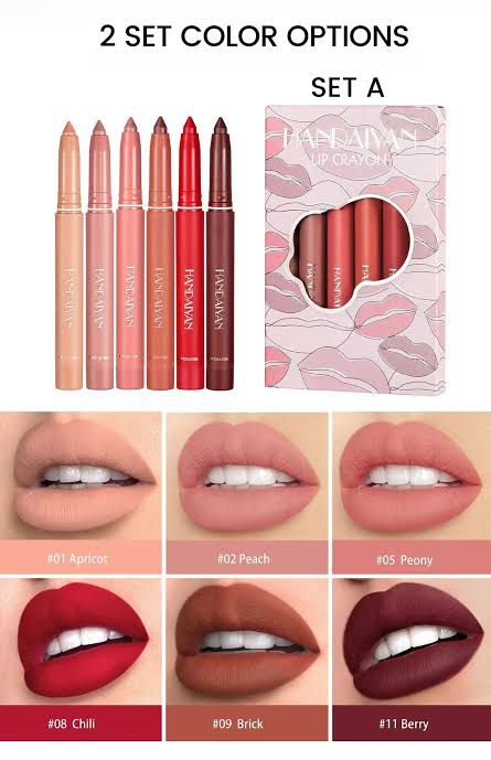 HANDAIYAN Lip Gloss Pack - Set of 12