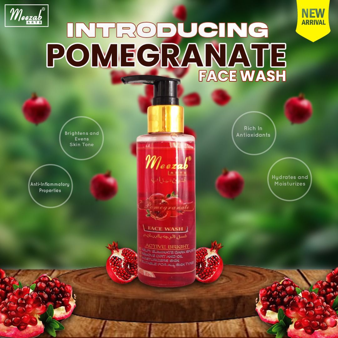 Meezab Arts Pomegranate Face Wash