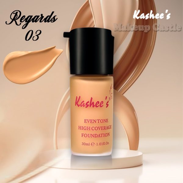 Kashees Foundation Liquid Foundation Eventone High Coverage